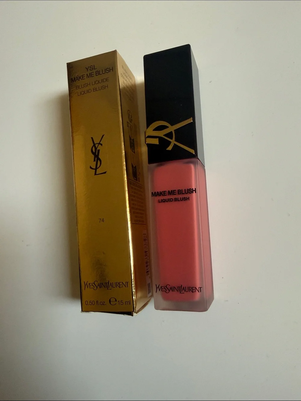 ✨NEW IN BOX Yves Saint Laurent Make Me Blush Liquid Blush — 74 hibiscus heat